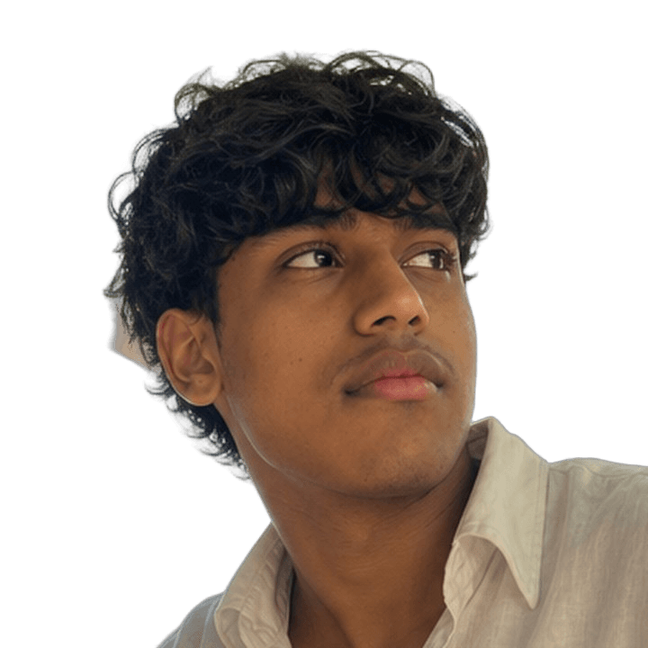 Geetesh Veeravalli, head and shoulders, looking off camera